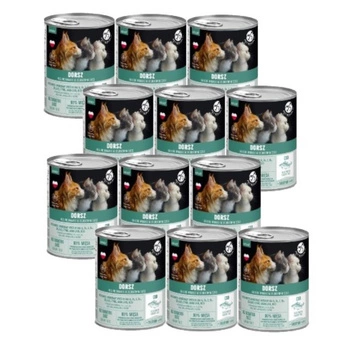 PetRepublic kúsky v omáčke s treskou 12x400g pre mačky