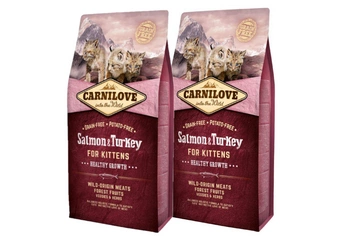 CARNILOVE Cat Salmon & Turkey For Kittens 2x6kg