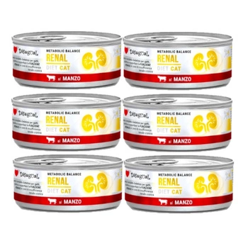 Disugual mokré krmivo pre mačky Veterinárne RENAL Beef (dospelé) 6x85 g