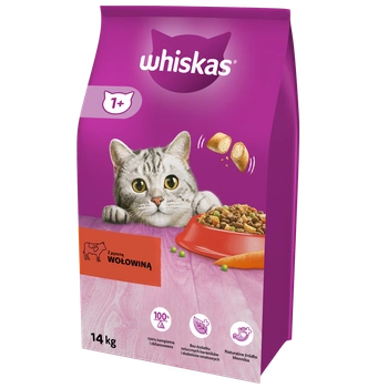 Whiskas Adult s hovädzím mäsom 14 kg