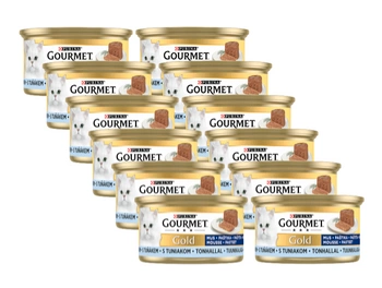 Purina Gourmet Gold mousse s tuniakom 12x85g