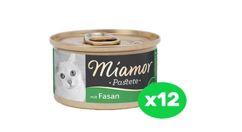 Miamor Pastete bažant 12x85g plechovka