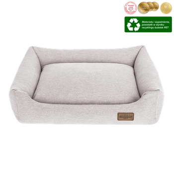 RECOBED Gauč Harmony svetlosivý S 65x50cm