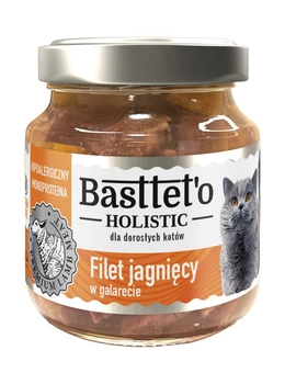 Basttet'o Holistic jahňacie filé v galete pre mačky 130g