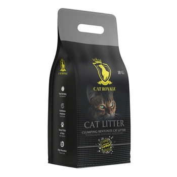 Cat Royale Activated Carbon bentonitová drť 10 kg  + Špachtľa zdarma