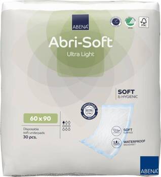 ABENA Abri - Soft Ultra Light Hygienické podložky 60x90cm , 30szt.