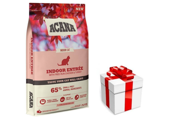 ACANA Indoor Entree Cat 4,5kg + prekvapenie pre mačku ZDARMA