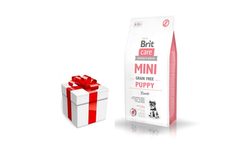 BRIT CARE Mini Grain-Free Puppy Lamb 2kg + prekvapenie pre vášho psa ZDARMA