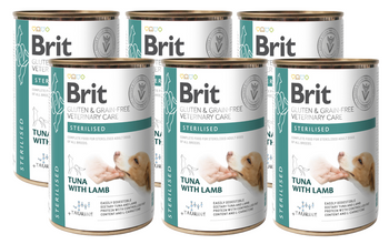 BRIT GF Veterinary Diets Dog Sterilised 6x400g-mokré krmivo pre psy