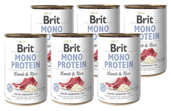 BRIT MONO PROTEIN LAMB & BROWN RICE 6x400g