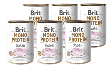 BRIT MONO PROTEIN RABBIT 6x400g