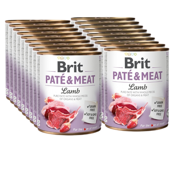 BRIT PATE & MEAT LAMB 18x800g