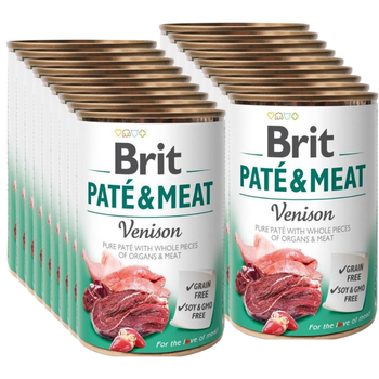 BRIT PATE & MEAT VENISON 18x400g