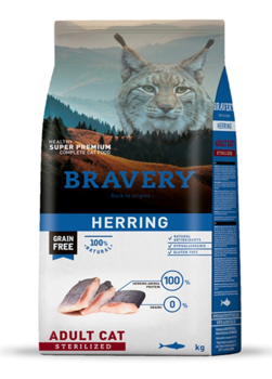 Bravery Cat Sterilized Herring (Sleď) 2kg