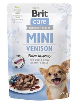 Brit Care Mini Venison fillets in gravy 85g