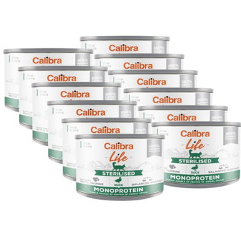 CALIBRA Cat Life Sterilised Duck 12c200g