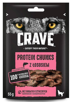 CRAVE™ Protein Chunks Losos 2x55g