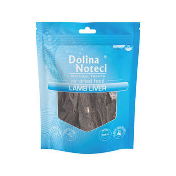 DOLINA NOTECI Natural Treats jahňacia pečeň jahňacia pečeň pre psov 150g