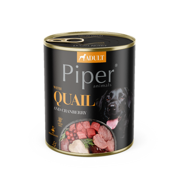 DOLINA NOTECI Piper pre psy s prepelicou a brusnicami 800g