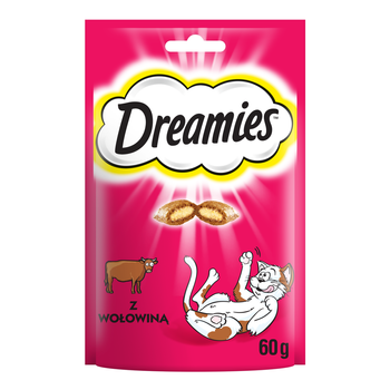 DREAMIES 60g - pochúťka pre mačky s lahodným hovädzím mäsom