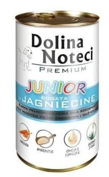 Dolina Noteci PREMIUM Junior s vysokým obsahom jahňacieho mäsa 400g