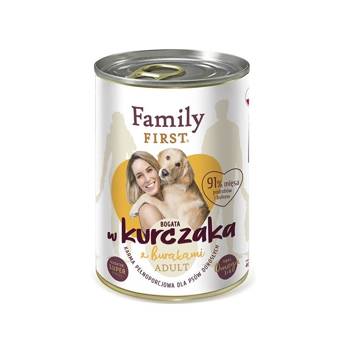 FAMILY FIRST Adult Kuracie mäso s červenou repou 400g