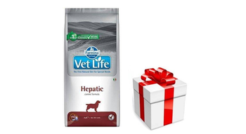 FARMINA Vet Life Dog Hepatic 12kg + prekvapenie pre vášho psa GRATIS