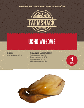 FarmSnack hovädzie ucho 1ks