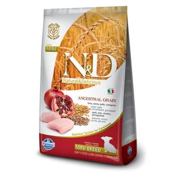 Farmina N&d Low Grain Chicken & Pomegranate Puppy Mini - 7 kg