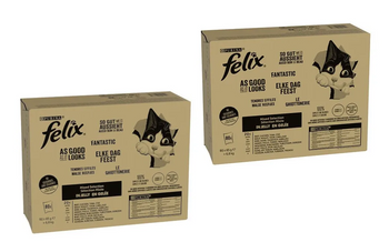Felix Fantastic Cat Food výber príchutí v želé 160x85g