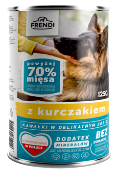 Frendi kúsky v jemnej omáčke s kuracím mäsom 10x1250g + 2x1250g GRATIS