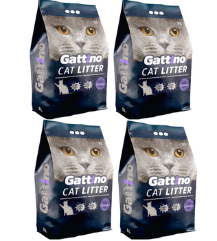 Gattino Lavender Scented Cat litter 4x5L