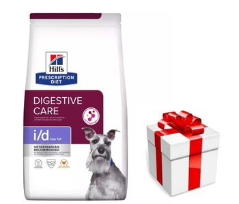 HILL'S PD Prescription Diet Canine i/d Low Fat 12kg + prekvapenie pre vášho psa ZDARMA