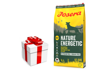 JOSERA Nature Energetic - Grain Free 12,5kg + prekvapenie pre vášho psa GRATIS