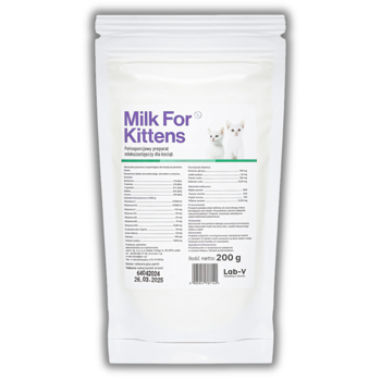 LAB-V Mlieko pre mačiatka - náhrada mlieka pre mačiatka 200g