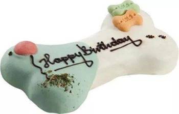 LOLO PETS Torta pre psov "Happy Birthday" s príchuťou mäsa a zeleniny 250g