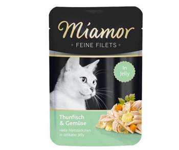 Miamor Feine Filets - vlhké krmivo pre mačky filé z tuniaka so zeleninou 100g