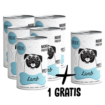 PEPE MONO PROTEIN Jagnječje 5x400g+1 ZDARMA !!!