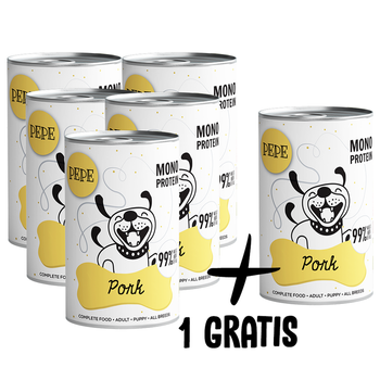 PEPE MONO PROTEIN svinjina 5x400g+1 ZDARMA !!!