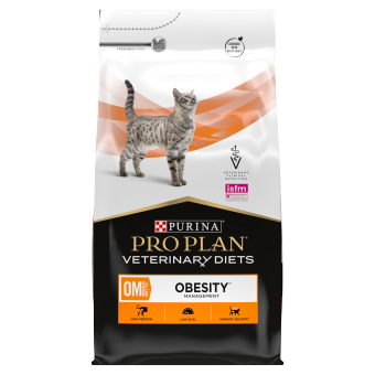 PRO PLAN Veterinary Diets OM St/Ox Obesity Management Suché krmivo pre mačky 5kg