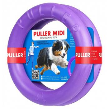 PULLER Midi cvičebný nástroj pre psov (priemer 19,5 cm)