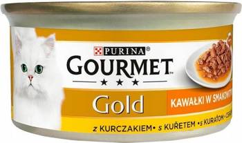 Purina Gourmet Gold Sauce Delight s kuracím mäsom 85g