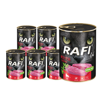 RAFI Cat Adult z cielęciną 12x400g