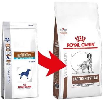 ROYAL CANIN Gastro Intestinal Moderate Calorie GIM23 2kg +  Prekvapenie Pre Vášho Psa