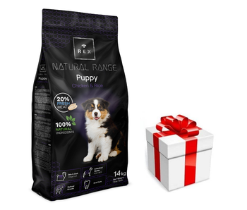 Rex Natural Range Puppy Chicken & Rice 14kg + prekvapenie pre vášho psa GRATIS