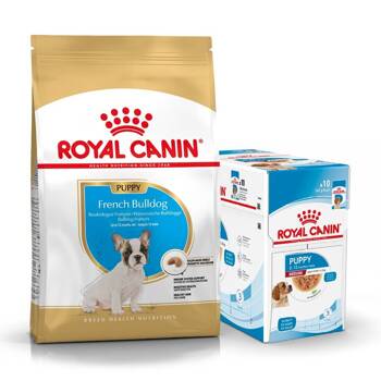 Royal Canin French Bulldog Puppy 10kg + vlhké krmivo GRATIS!