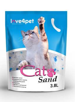 Silikónové podstielky pre mačky Cat Sand 3,8l