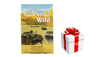 TASTE OF THE WILD High Prairie 18kg + prekvapenie pre vášho psa GRATIS