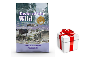 TASTE OF THE WILD Sierra Mountain 12,2kg + prekvapenie pre vášho psa ZDARMA