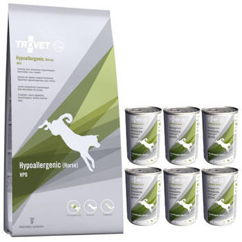 TROVET HPD Hypoallergenic - Horse 10kg + HPD Hypoallergenic - Horse 6x400g